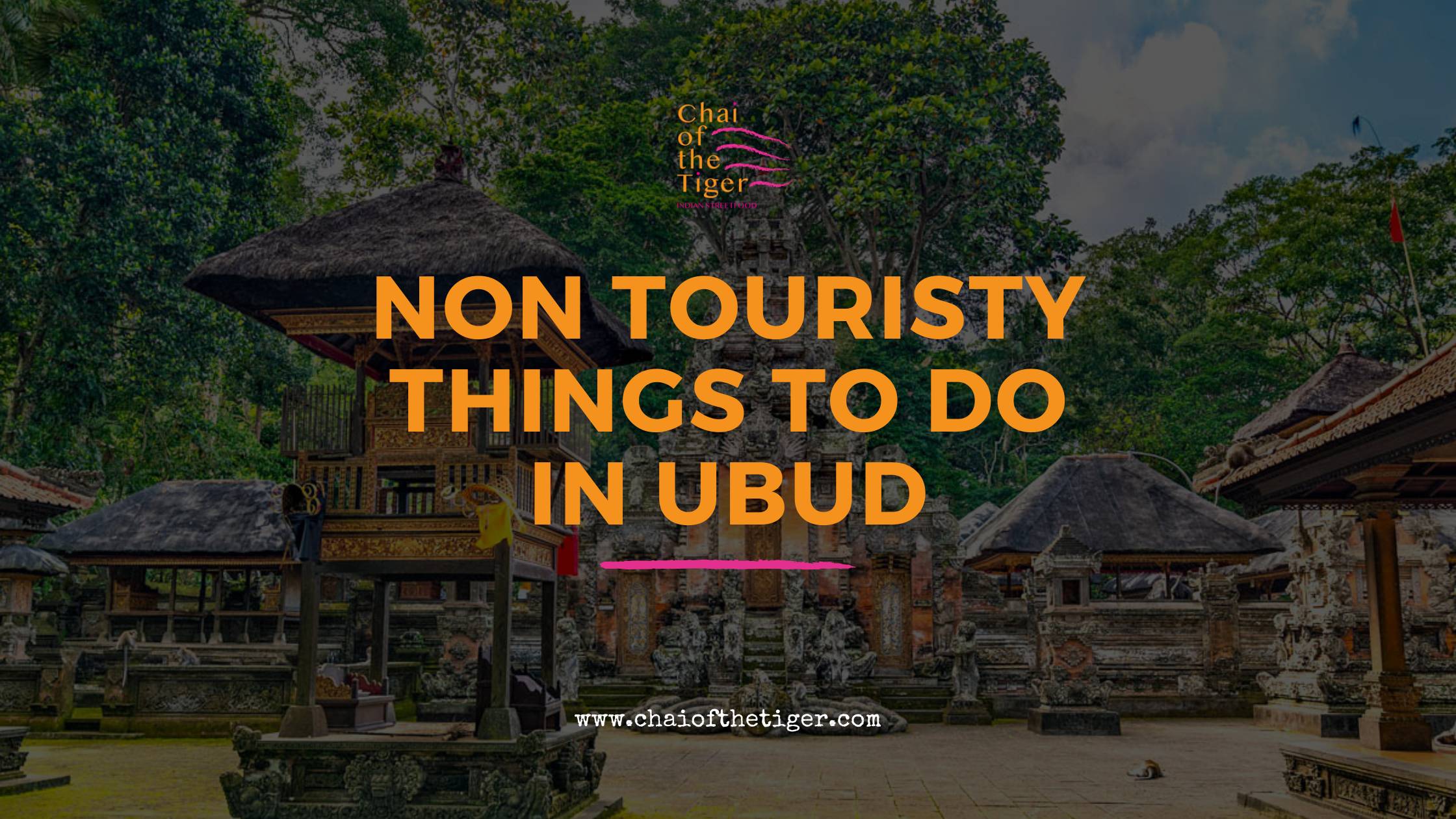 Non touristy things to do in Ubud